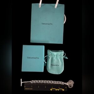 Tiffany & Co. Silver Heart Charm Bracelet
